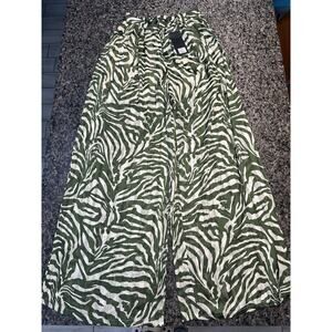 Akira Pattern palazzo Pant M NWT
